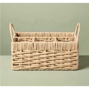 Woven Flatware Caddy Organizer – Hearth & Hand™ with Magnolia – NEW